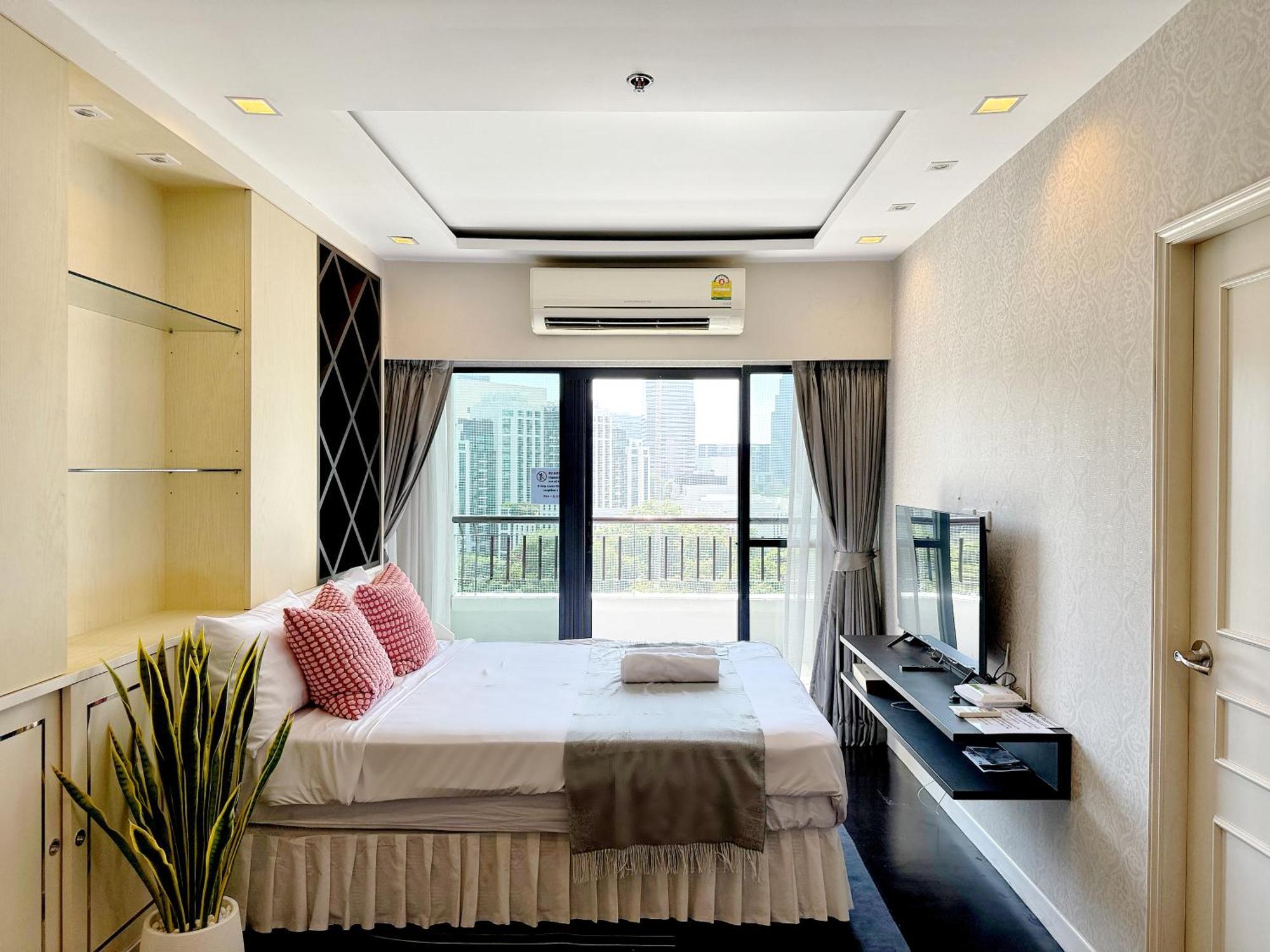 Center Bangkok Suite Next To Platinum Mall Eksteriør billede