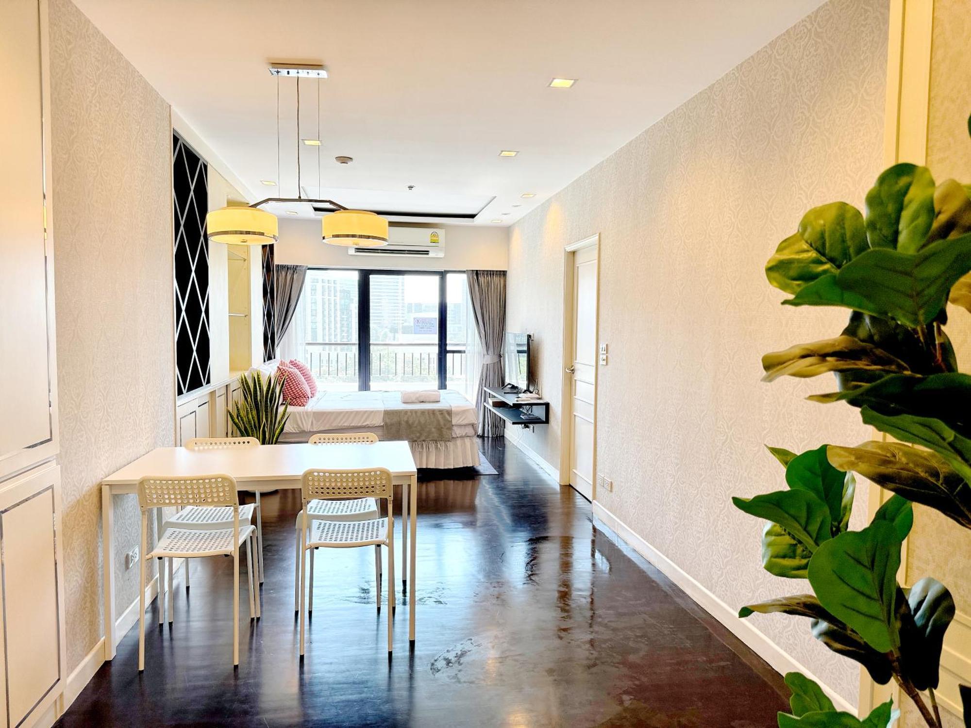 Center Bangkok Suite Next To Platinum Mall Eksteriør billede
