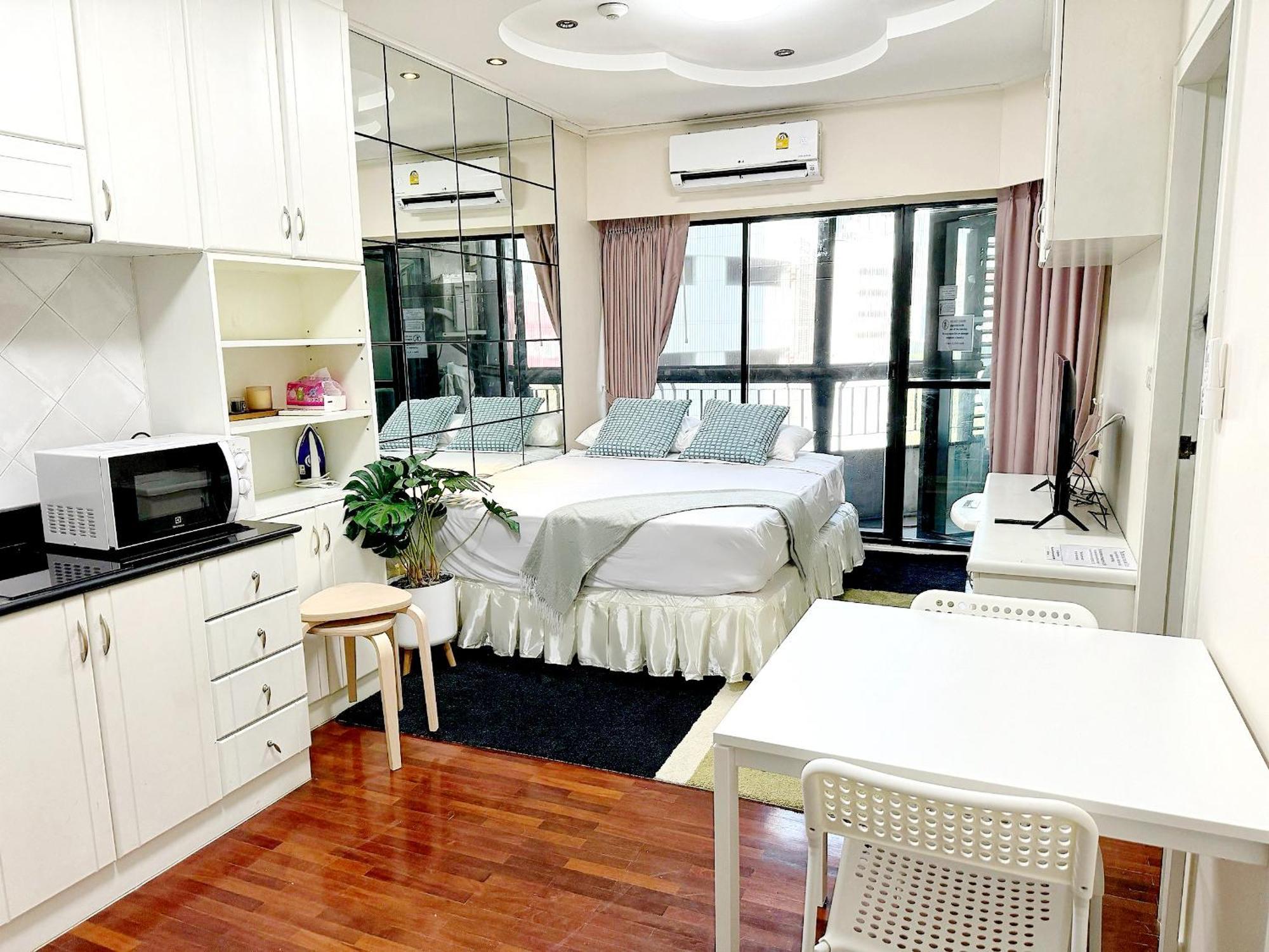 Center Bangkok Suite Next To Platinum Mall Eksteriør billede