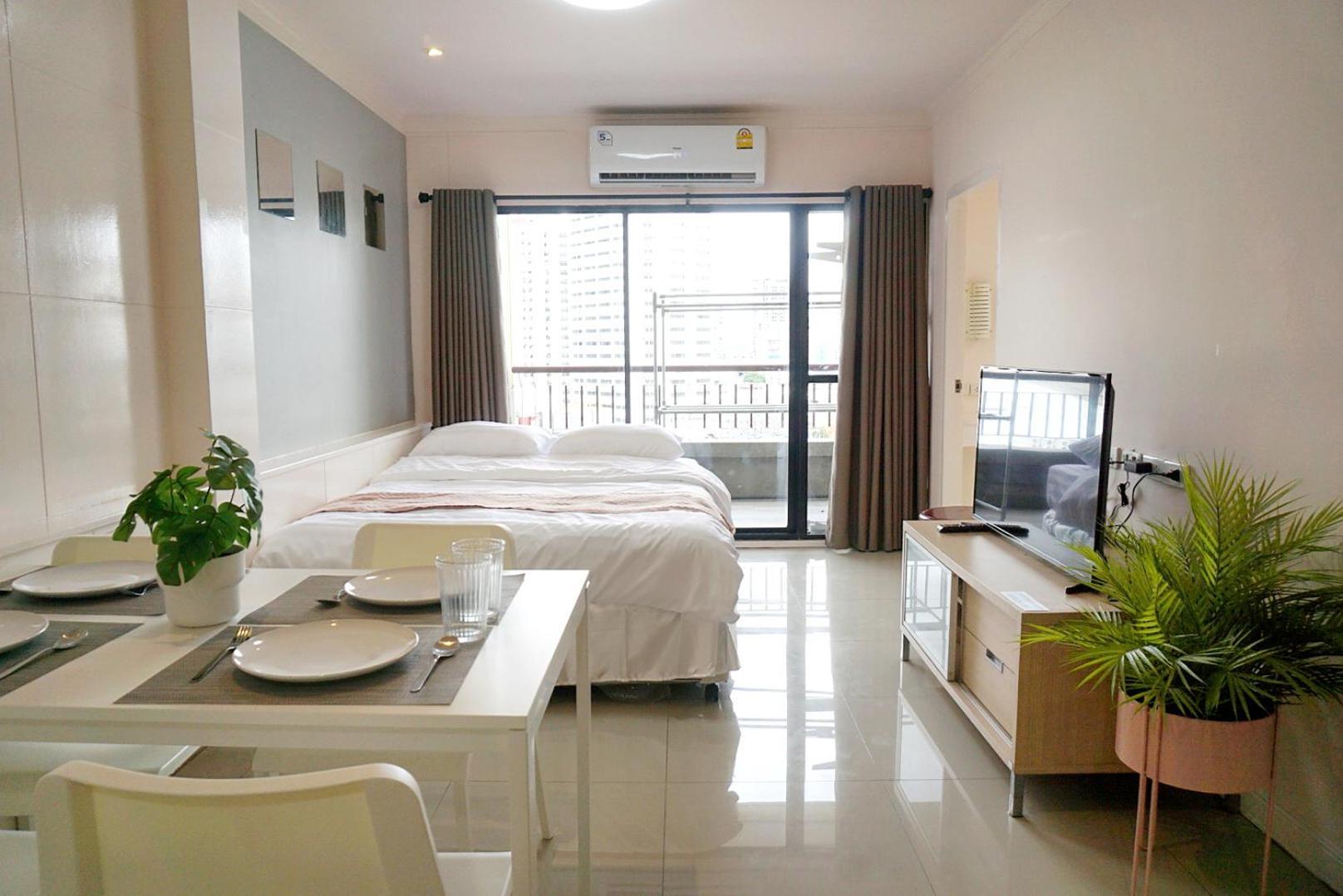 Center Bangkok Suite Next To Platinum Mall Eksteriør billede