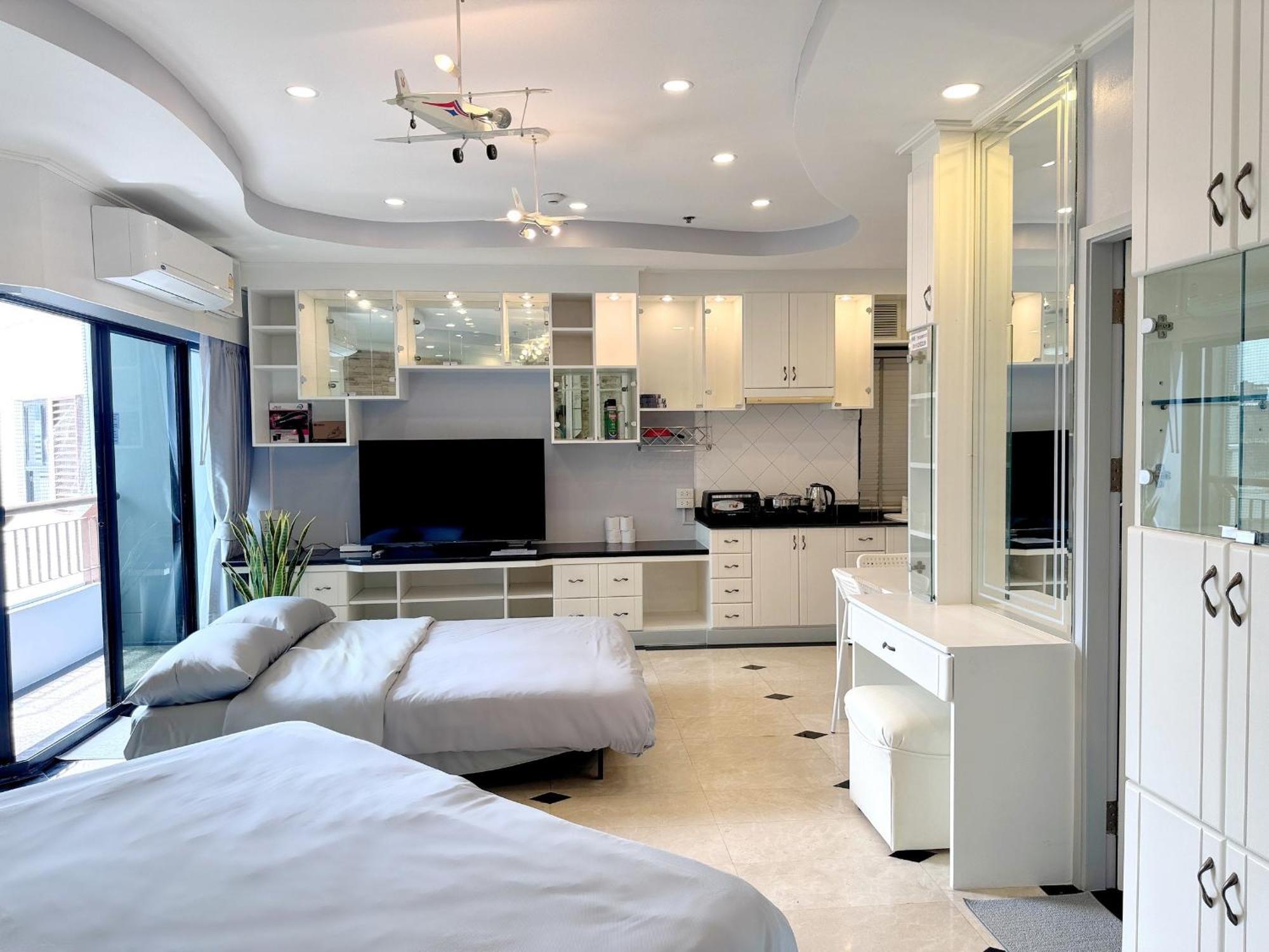 Center Bangkok Suite Next To Platinum Mall Eksteriør billede